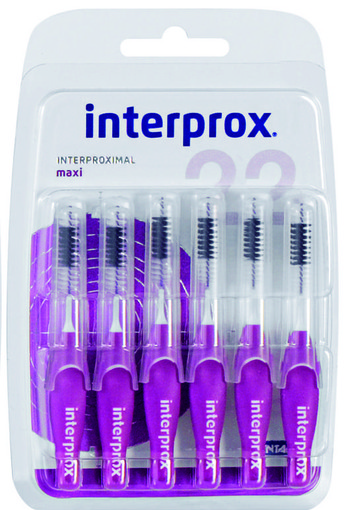 Interprox Premium maxi paars 6mm (6 Stuks)