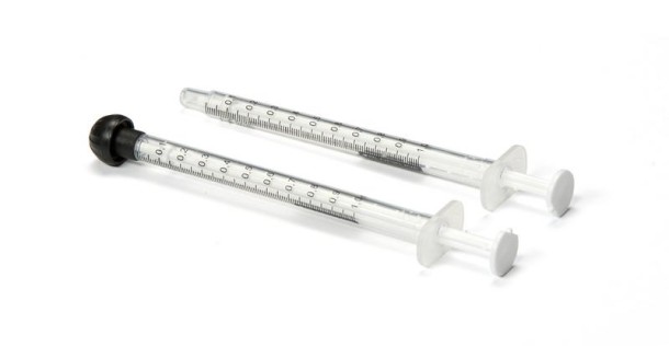 Blockline Spuit helder 1ml zonder tip cap (100 Stuks)