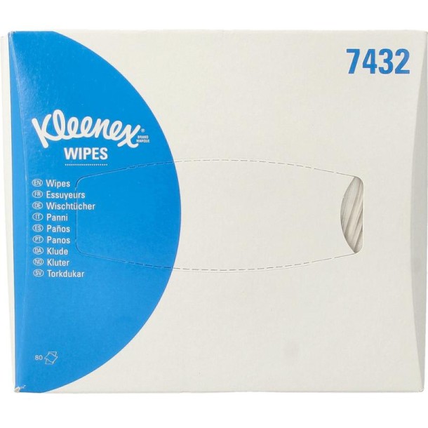 Kleenex Medical wipes 12 x 22cm (80 Stuks)