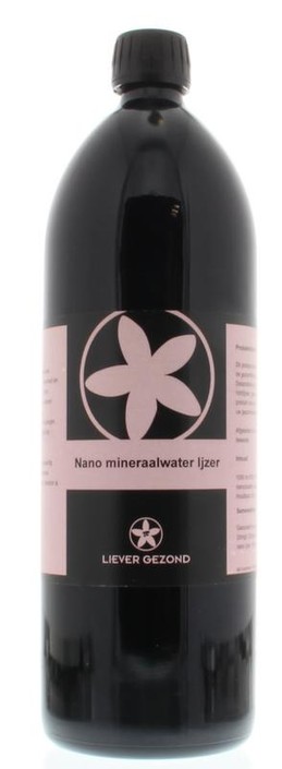 Liever Gezond Mineraalwater nano ijzer 20ppm (1 Liter)