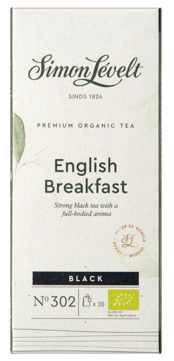 Simon Levelt English breakfast Max Havelaar bio (20 Zakjes)