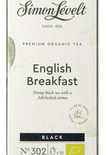 Simon Levelt English breakfast Max Havelaar bio (20 Zakjes)
