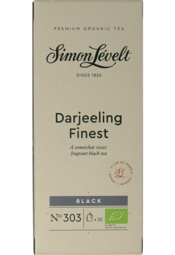 Simon Levelt Darjeeling finest bio (20 Zakjes)