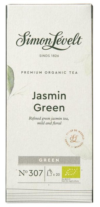 Simon Levelt Jasmine green bio (20 Zakjes)