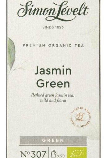Simon Levelt Jasmine green bio (20 Zakjes)