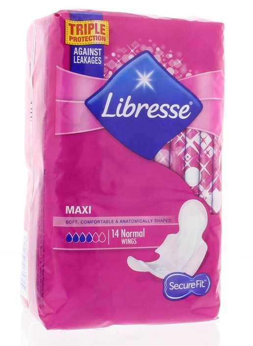 Libresse Maxi normaal clip (14 Stuks)