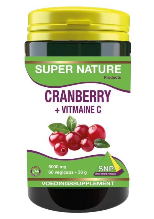 SNP Cranberry vitamine C 5000mg (60 Vegetarische capsules)
