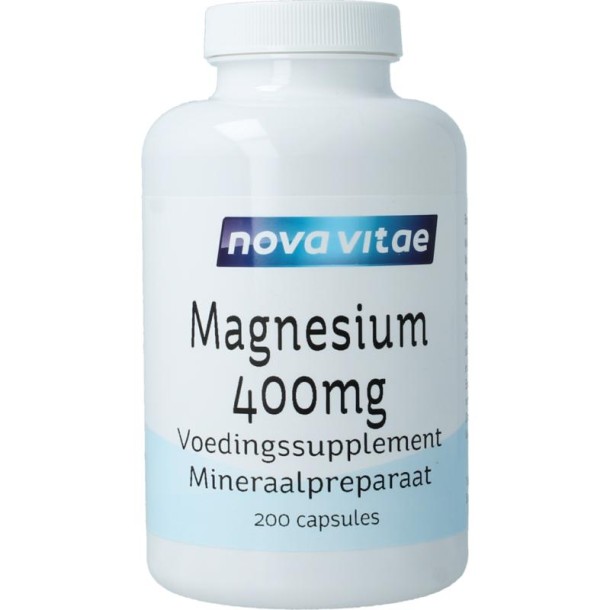 Nova Vitae Magnesium 400 mg (200 Vegetarische capsules)