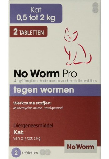 Exil No worm pro kitten (2 Tabletten)