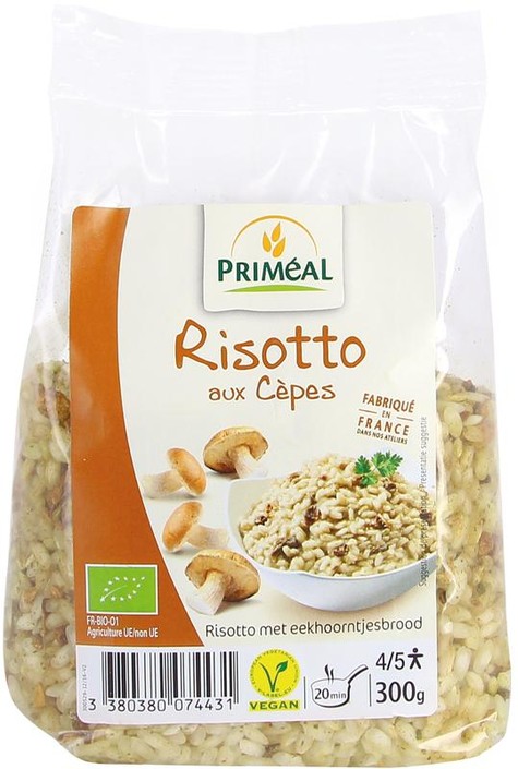 Primeal Risotto cepes bio (300 Gram)