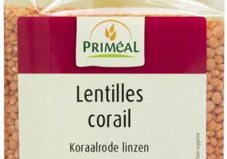 Primeal Linzen rood bio (500 Gram)