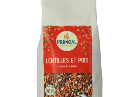 Primeal Linzen- en kikkererwtenmix bio (500 Gram)