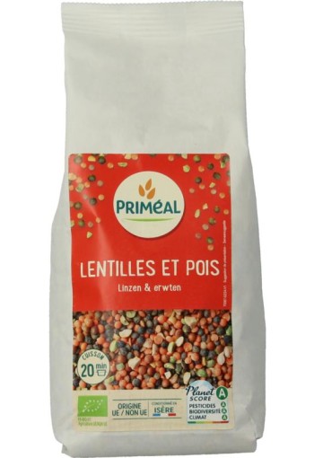 Primeal Linzen- en kikkererwtenmix bio (500 Gram)