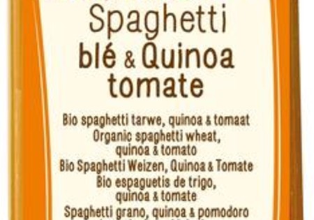 Primeal Organic spaghetti tarwe quinoa tomaat bio (500 Gram)