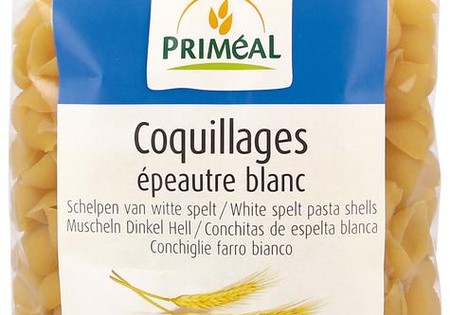 Primeal Spelt schelpen wit bio (500 Gram)