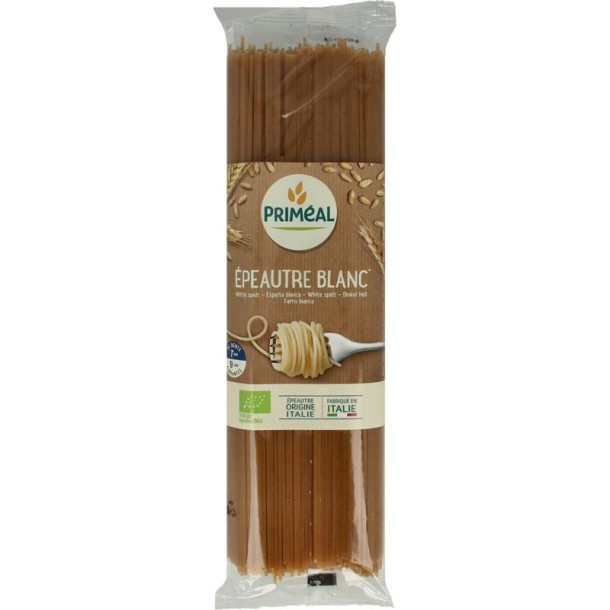 Primeal Spelt spaghetti wit bio (500 Gram)