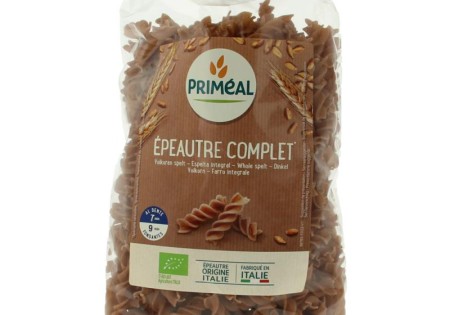 Primeal Spelt fusilli spiralen volkoren bio (500 Gram)
