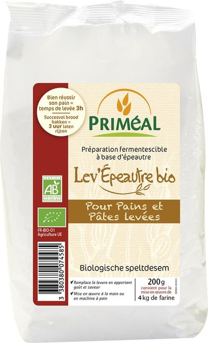 Primeal Zuurdesem speltmeel bio (200 Gram)