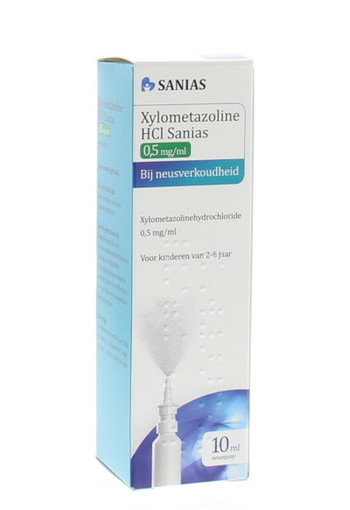 Sanias Xylometazoline HCI 0.50 mg spray (10 Milliliter)