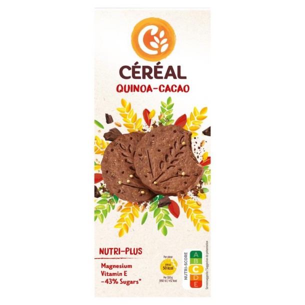 Cereal Koek quinoa cacao (132 Gram)