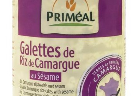 Primeal Rice cakes camargue with sesam bio (130 Gram)