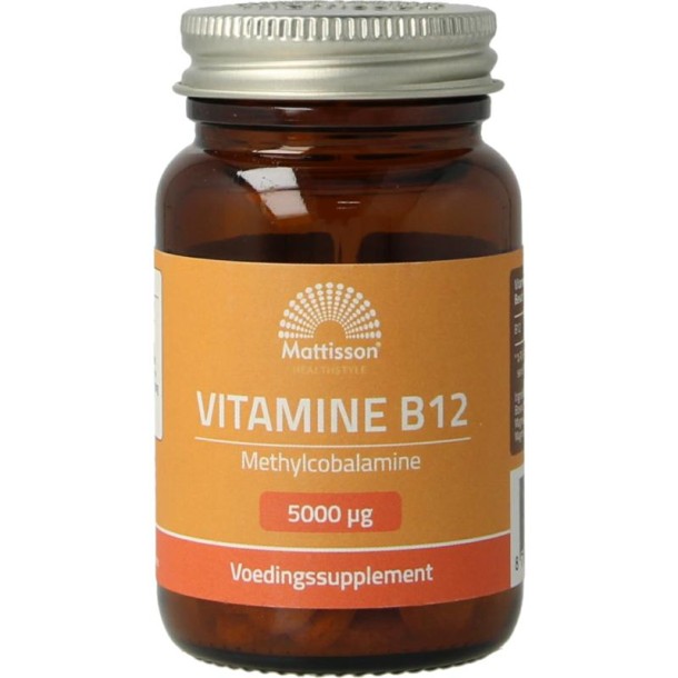 Mattisson Vitamine B12 methylcobalamine 5000mcg (60 Tabletten)