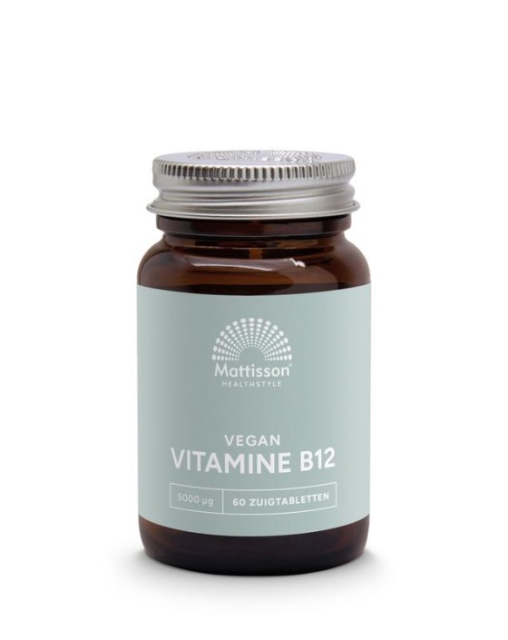 Mattisson Vitamine B12 methylcobalamine 5000mcg (60 Zuigtabletten)