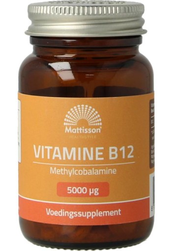 Mattisson Vitamine B12 5000 mcg (60 Tabletten)