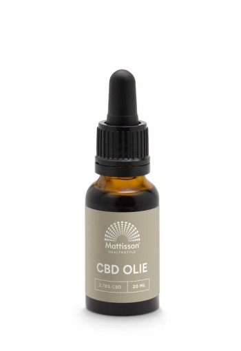 Mattisson CBD olie 2.78% (20 Milliliter)