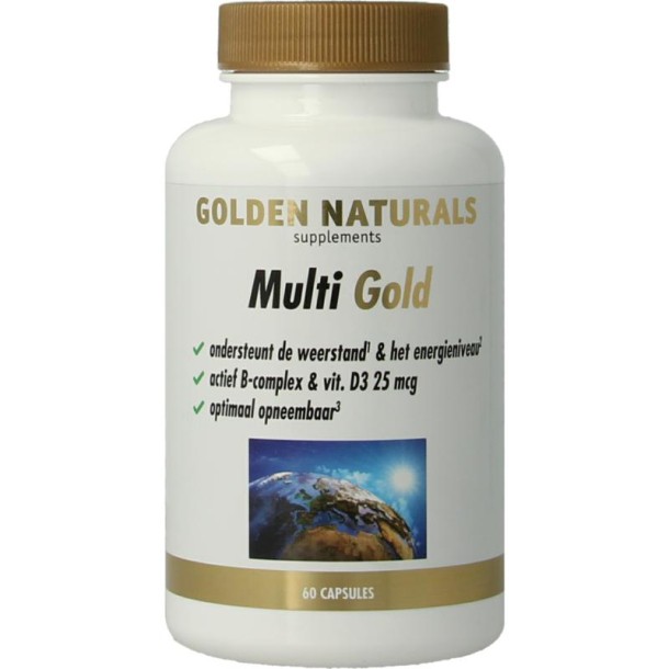 Golden Naturals Multi gold (60 Vegetarische capsules)