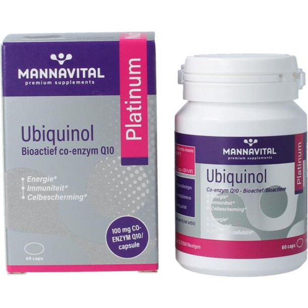 Mannavital Ubiquinol platinum (60 Capsules)