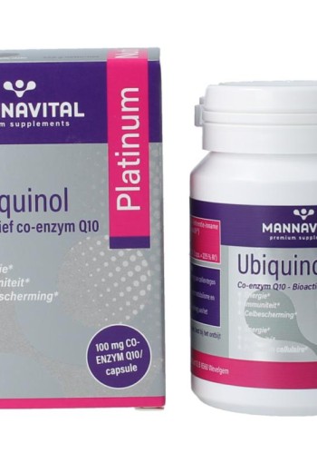 Mannavital Ubiquinol platinum (60 Capsules)