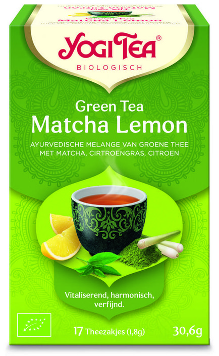 Yogi Tea Green tea matcha lemon bio (17 Zakjes)