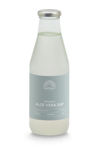 Mattisson Aloe vera juice puur sap bio (750 Milliliter)