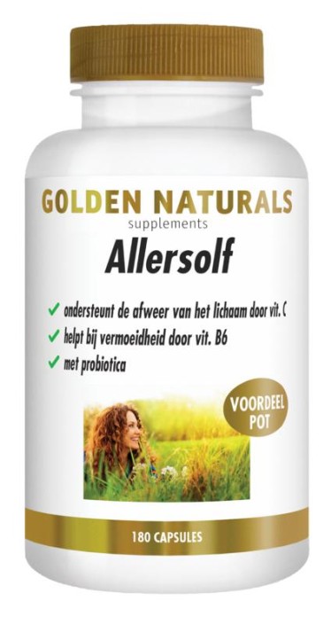 Golden Naturals Allersolf (180 Vegetarische capsules)
