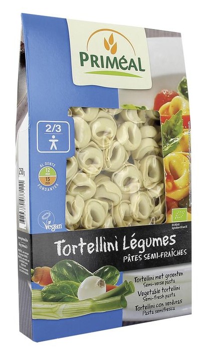 Primeal Tortellini groente bio (250 Gram)