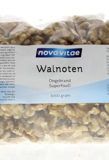 Nova Vitae Walnoten ongebrand raw (1 Kilogram)