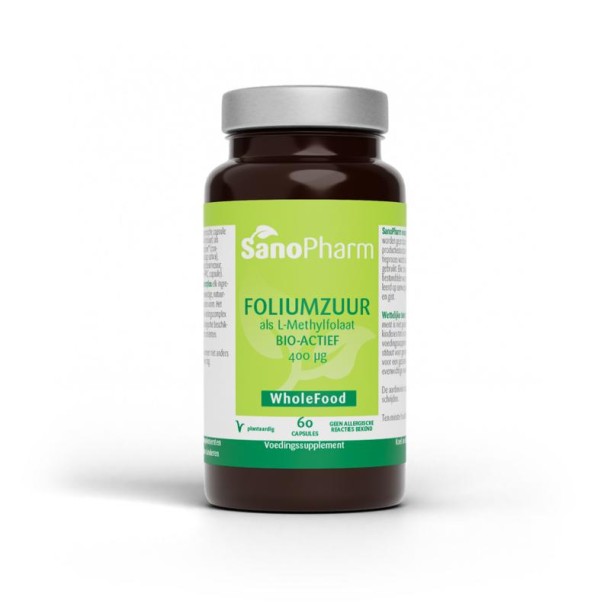 Sanopharm Foliumzuur 400 mcg (60 Capsules)
