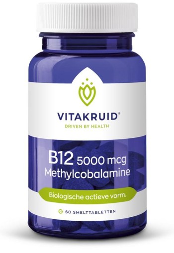Vitakruid B12 5000 mcg methylcobalamine (60 Tabletten)