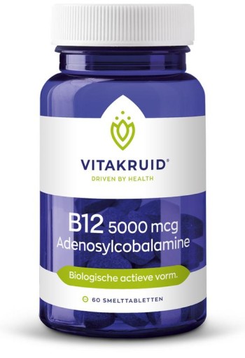Vitakruid B12 5000 mcg adenosylcobalamine (60 Tabletten)