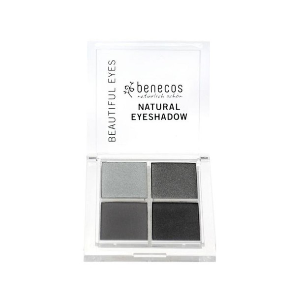 Benecos Natural eyeshadow quantro smokey eyes (1 Stuks)