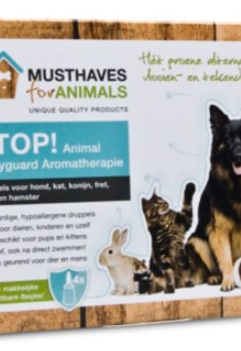Musthaves Stop animal bodyguard aromatherapie 8 ml (4 Stuks)
