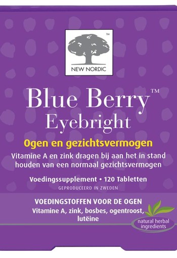 New Nordic Blue berry eyebright (120 Tabletten)