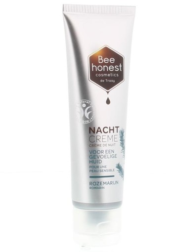 Traay Bee Honest Nachtcreme rozemarijn gevoelige huid (50 Milliliter)