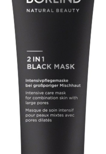 Borlind Masker skin & pore black 2-in-1 (75 Milliliter)