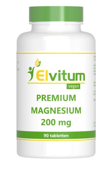 Elvitum Premium magnesium 200mg (90 Tabletten)
