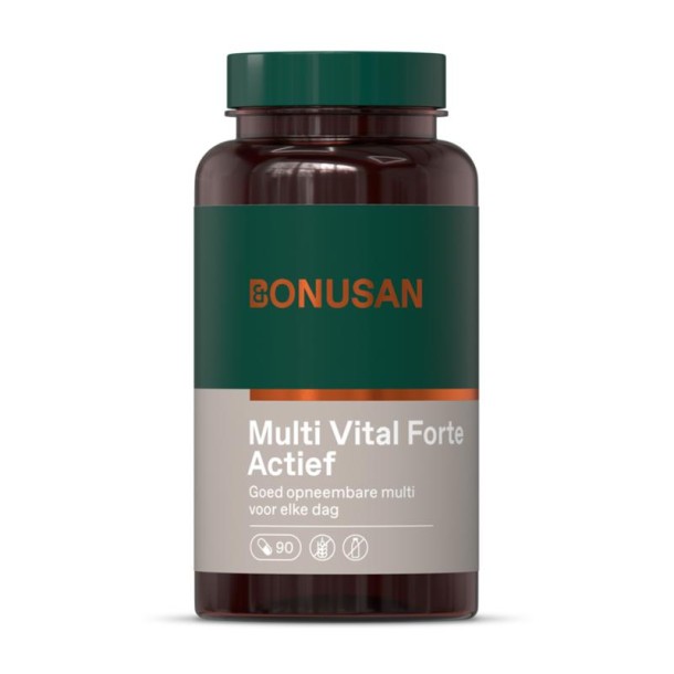 Bonusan Multi vital forte actief (90 Vegetarische capsules)