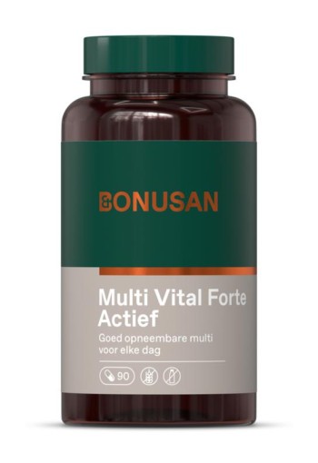 Bonusan Multi vital forte actief (90 Vegetarische capsules)