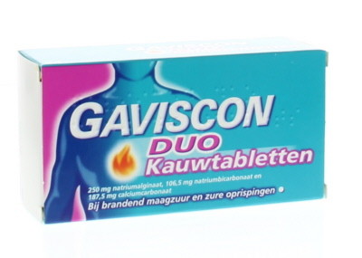 Gaviscon Duo tabletten (24 Kauwtabletten)