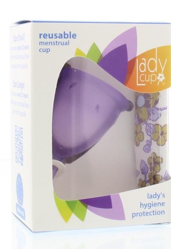 Ladycup Menstruatie cup lilac maat S (1 Stuks)